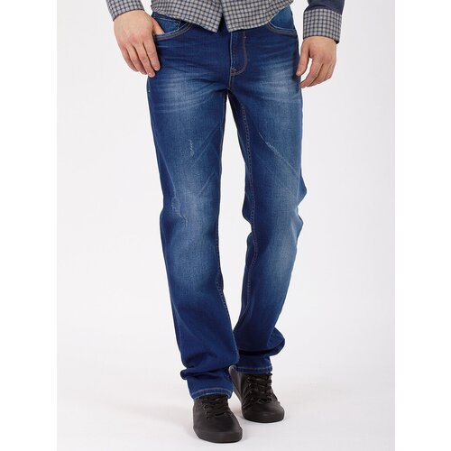 Джинсы  Pantamo Jeans, прилегающие, стрейч, синий