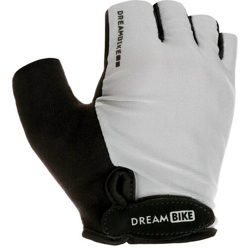 Перчатки Dream Bike, черный, белый (серый/черный/белый)