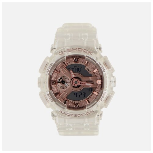 Наручные часы CASIO G-Shock GMA-S110SR-7A, розовый, бесцветный (серый/черный/розовый/белый/золотистый/бесцветный/прозрачный) - изображение №1