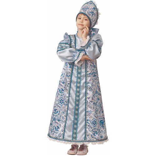 Русский национальный народный костюм Василисы Jeanees 5214 (голубой)