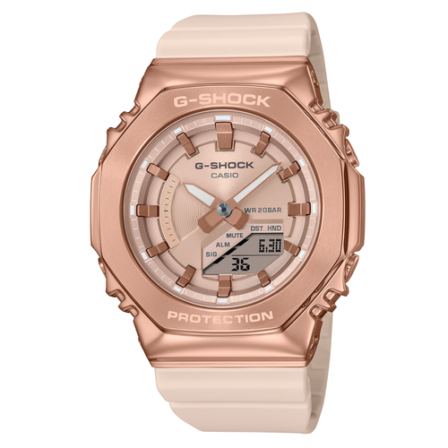 Наручные часы CASIO Наручные часы CASIO GM-S2100PG-4A, бежевый, розовый (розовый/бежевый/золотистый) - изображение №1