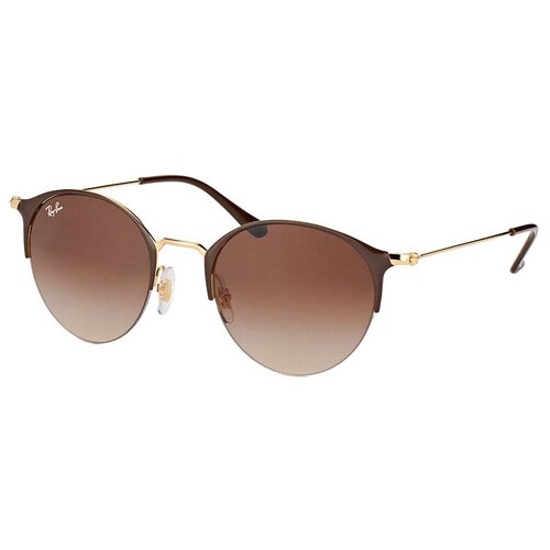 Солнцезащитные очки Luxottica RB 3578 900913, золотой (коричневый/золотистый) - изображение №1