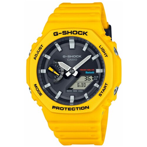 Наручные часы CASIO G-Shock Наручные часы CASIO GA-B2100C-9A, желтый, черный (черный/желтый)