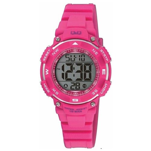 Наручные часы Q&Q Часы наручные женские Q&Q M149-006 Гарантия 1 год, розовый - изображение №1