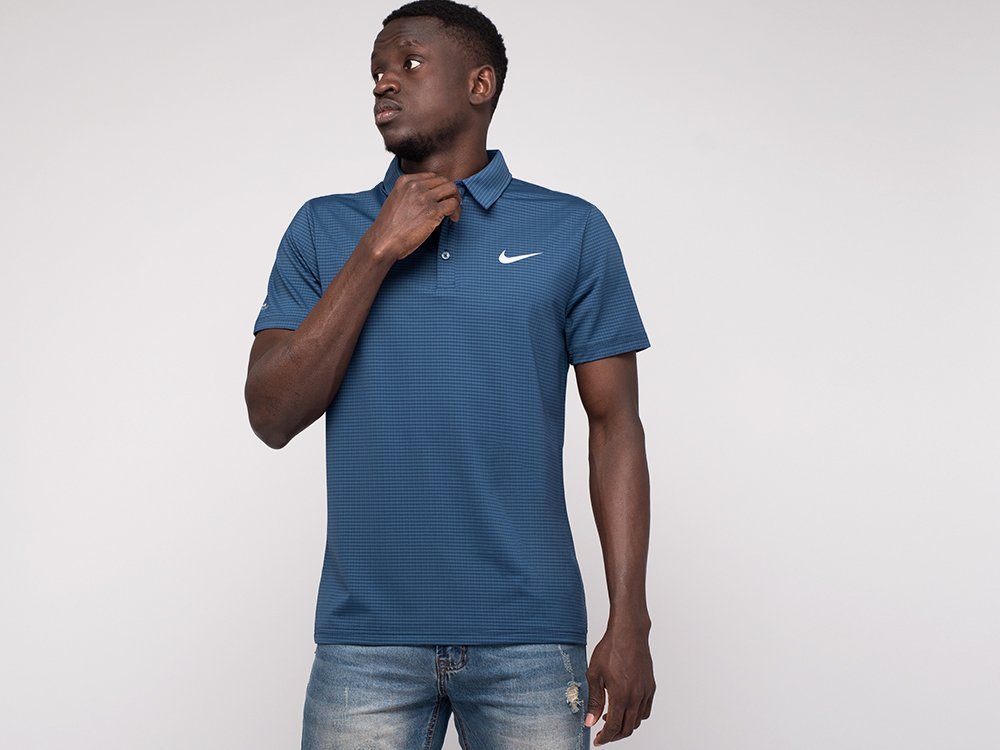 Поло Nike (синий) - изображение №1