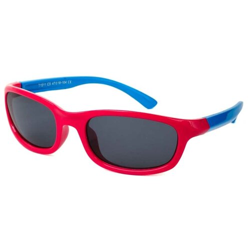 Солнцезащитные очки Keluona, гибкая оправа/дужки, поляризационные, розовый