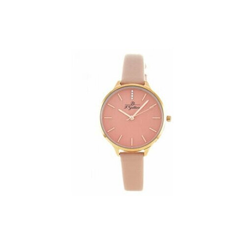 Наручные часы F.Gattien Часы F. Gattien 6603-412беж, мультиколор, розовый (розовый/бежевый/золотистый/мультицвет)