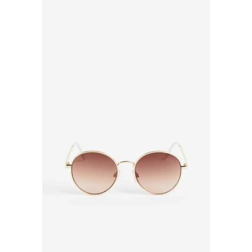 Солнцезащитные очки H&M, золотой (золотой/золотистый) - изображение №1