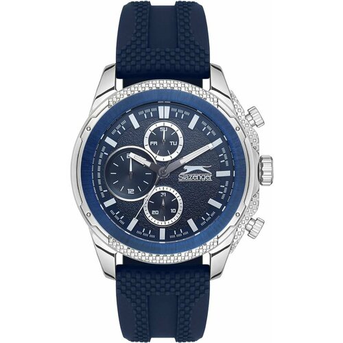 Наручные часы Slazenger Наручные часы SL.09.2153.2.05, синий, серебряный (синий/серебристый)