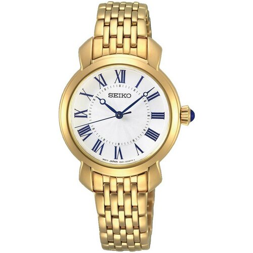 Наручные часы SEIKO CS Dress Японские наручные часы Seiko SUR626P1, золотой, желтый (желтый/белый/золотистый)