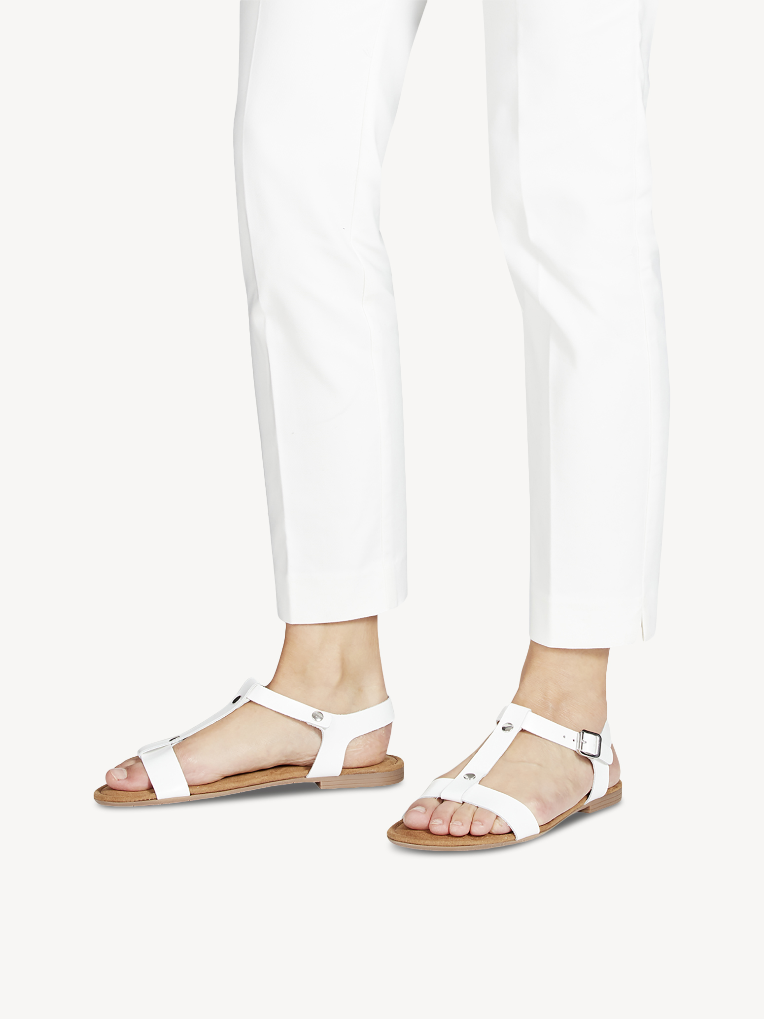 Туфли летние открытые жен. (белый) - изображение №1