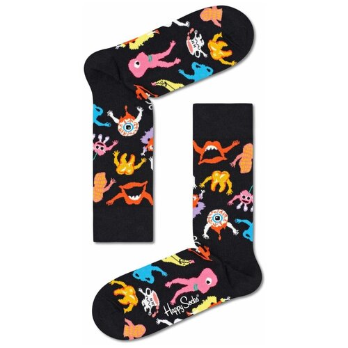 Носки Happy Socks, черный, мультиколор (черный/мультицвет)