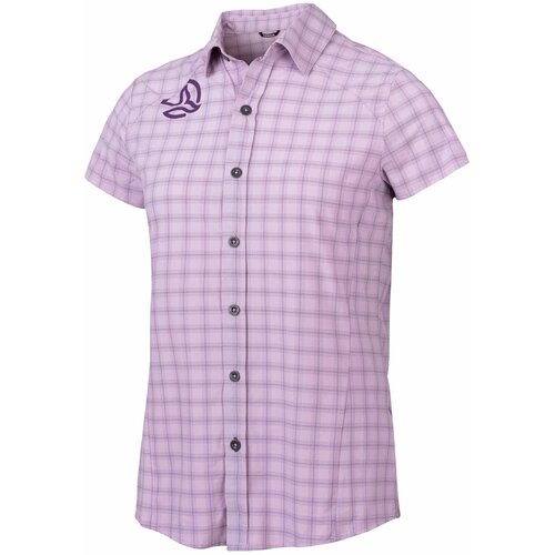 Рубашка TERNUA, силуэт прилегающий, фиолетовый, розовый (розовый/фиолетовый)
