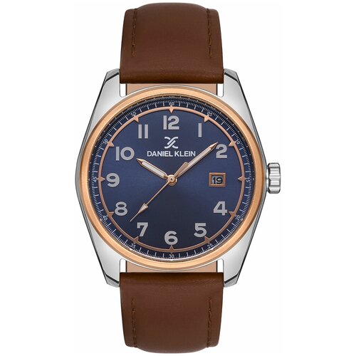 Наручные часы Daniel Klein Premium Наручные часы Daniel Klein DK.1.13383-1, коричневый, серебряный (синий/коричневый/серебристый)