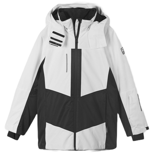 Куртка Reima, белый, черный (черный/белый) - изображение №1