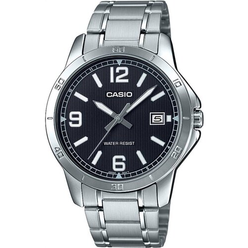 Наручные часы CASIO Standard Наручные часы Casio MTP-V004D-1B2, серебряный, черный (черный/серебристый)