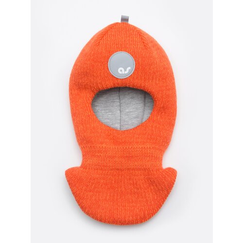 Балаклава шлем ARTEL зимняя, шерсть, оранжевый (оранжевый/бирюзовый)