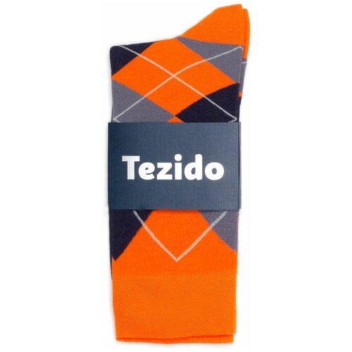 Носки Tezido, оранжевый (коричневый/зеленый/оранжевый)