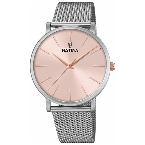 Наручные часы FESTINA Boyfriend Наручные часы Festina F20475/2, серебряный, розовый (розовый/серебристый/стальной)