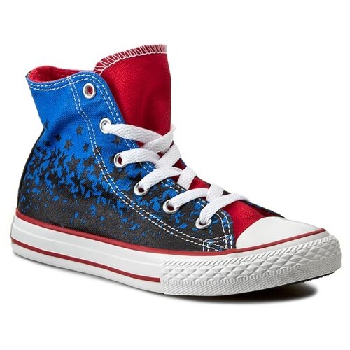 Кеды Converse, синий, красный (синий/красный)