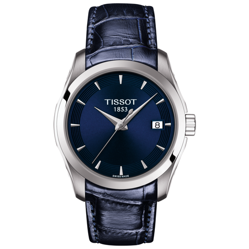 Наручные часы TISSOT T-Classic T035.210.16.041.00, синий, серебряный (синий/серебристый)