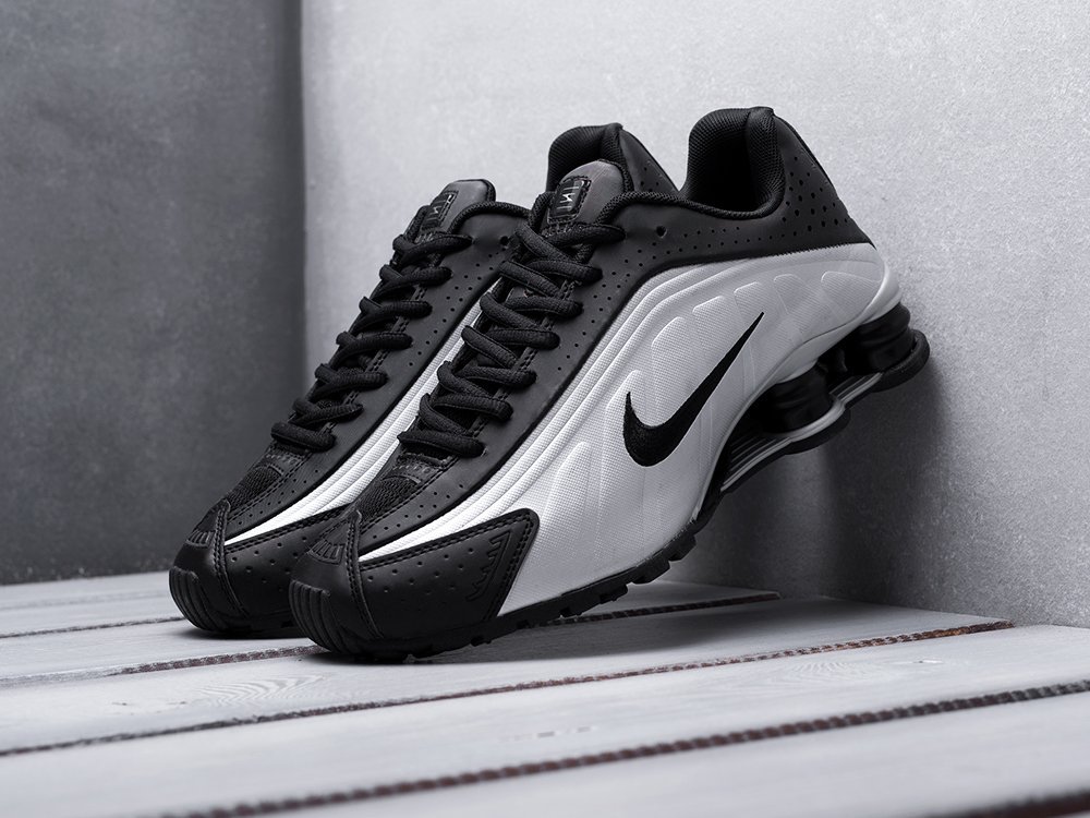 Кроссовки Nike Shox R4 (серый) - изображение №1