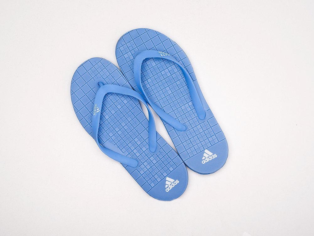 Сланцы Adidas (голубой) - изображение №1