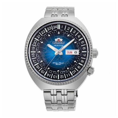 Наручные часы ORIENT Наручные часы Orient RA-AA0E03L, серебряный, синий (синий/серебристый)