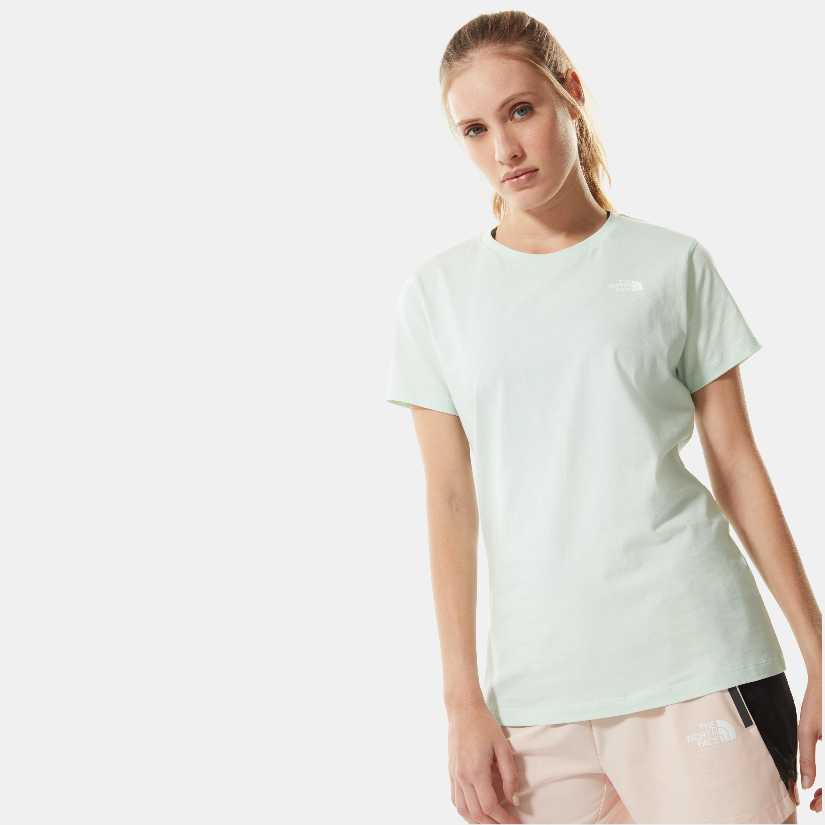 Женская футболка SIMPLE DOME (зеленый) - изображение №1