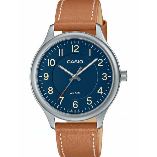Наручные часы CASIO Collection Наручные часы Casio MTP-B160L-2BVEF, синий - изображение №1