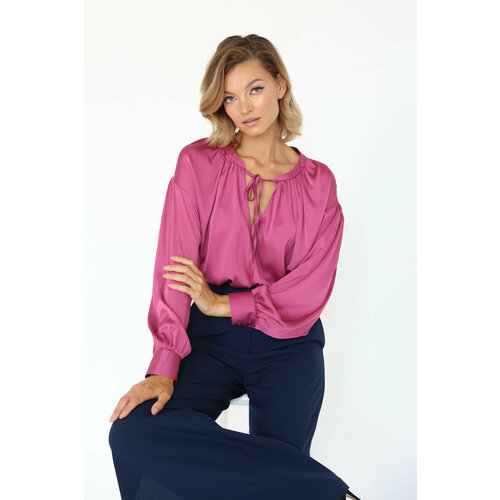 Блуза  Looklikecat, фиолетовый - изображение №1