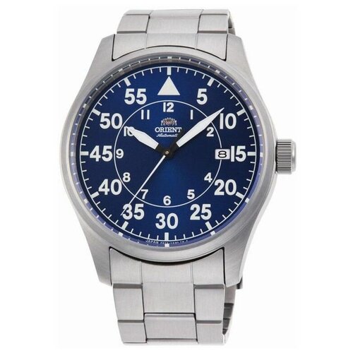 Наручные часы ORIENT Automatic Часы Orient RA-AC0H01L10B, серебряный, синий (синий/серебристый/синий-серебристый)