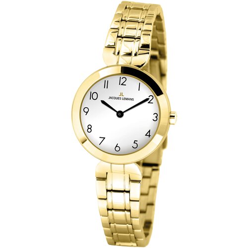 Наручные часы JACQUES LEMANS Classic 1-2079D, золотой (золотой/золотистый)