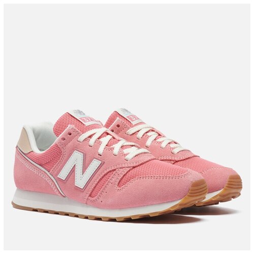 Кроссовки New Balance 373v2, натуральная замша, розовый