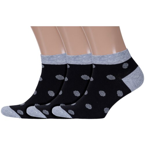 Носки RuSocks, 3 пары, черный - изображение №1