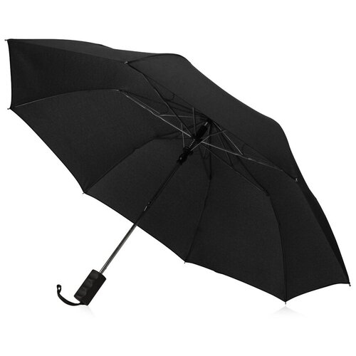 Зонт Rimini, полуавтомат, 2 сложения, чехол в комплекте, черный