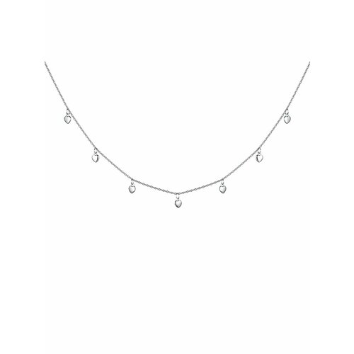 Колье LU Jewel, серебро, 925 проба, длина 40 см., серебряный (серебристый) - изображение №1