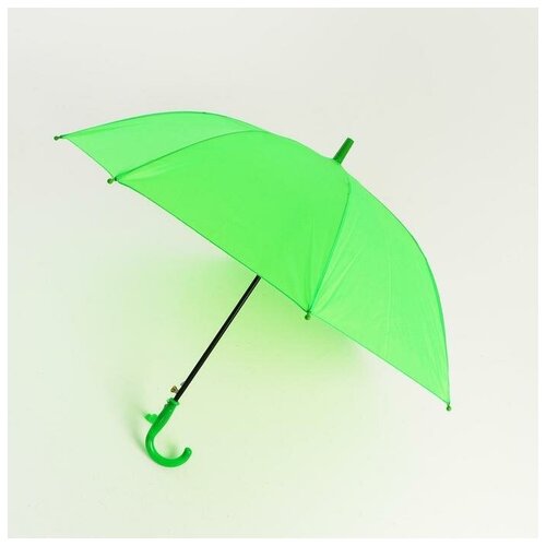 Зонт-трость Funny toys, полуавтомат, купол 90 см., зеленый - изображение №1