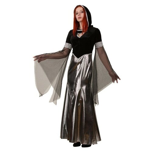 Карнавальный костюм "Вампирша", платье, р.48-50 (разноцветный)