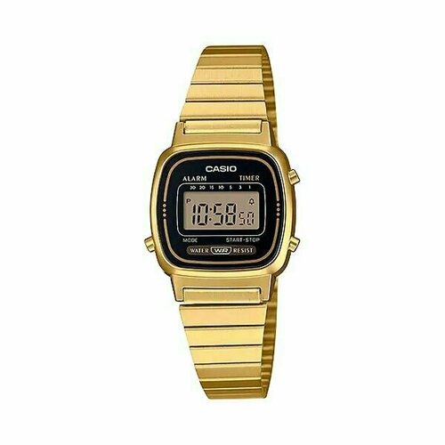 Наручные часы CASIO Vintage Японские наручные часы Casio Vintage LA670WGA-1, золотой (золотой/золотистый)