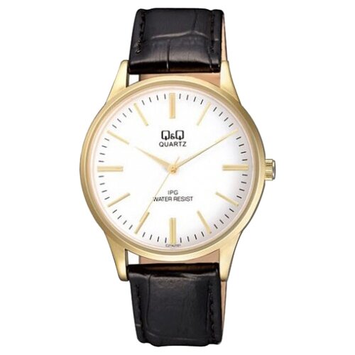 Наручные часы Q&Q Casual C214-101, черный, белый (черный/белый) - изображение №1
