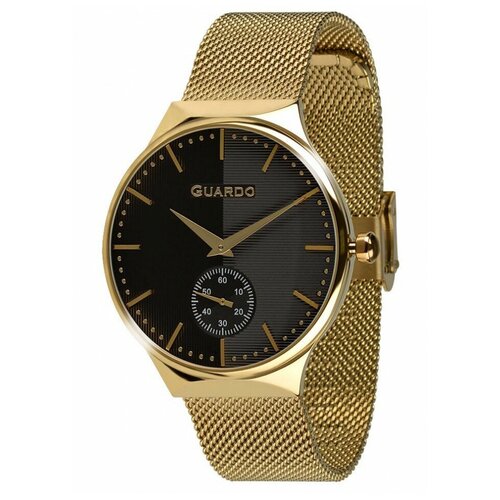 Наручные часы Guardo Наручные часы GUARDO Premium 012473(2)-3, золотой, мультиколор (разноцветный/золотистый) - изображение №1