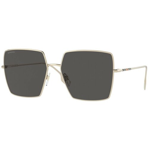 Солнцезащитные очки Burberry, золотой (серебристый/золотистый)