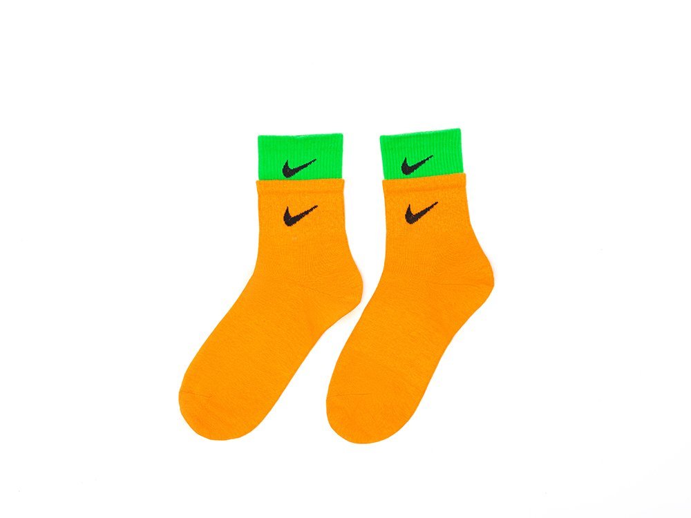 Носки длинные Nike (оранжевый) - изображение №1
