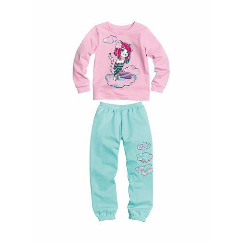 Пижама Pelican, пыльная роза, бирюзовый (розовый/голубой/бирюзовый/none)