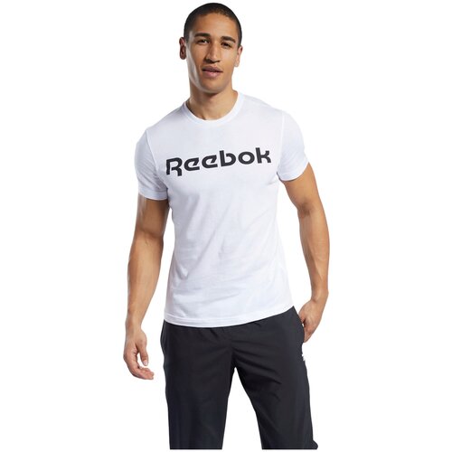 Футболка Reebok GS Reebok Linear Read Tee, белый - изображение №1