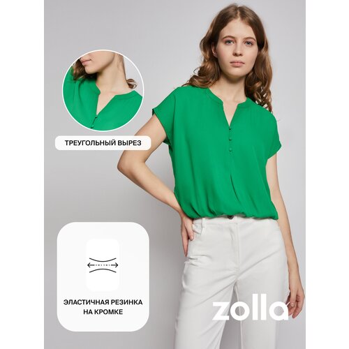 Блуза  Zolla, зеленый