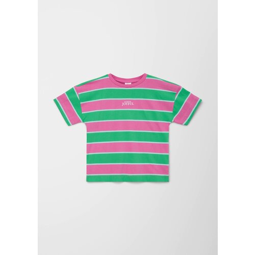 Футболка s.Oliver, хлопок, розовый, зеленый (розовый/зеленый) - изображение №1