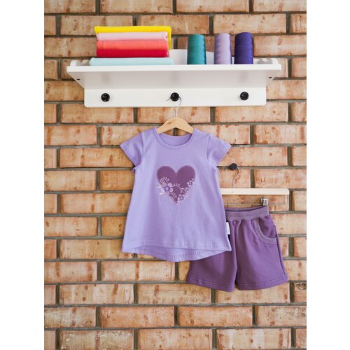 Комплект одежды BabyMaya, фиолетовый - изображение №1