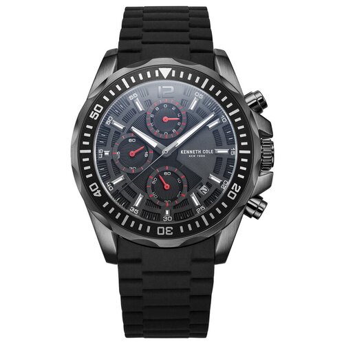 Наручные часы KENNETH COLE Dress Sport Наручные часы KENNETH COLE KCWGQ2222203, черный (серый/черный)